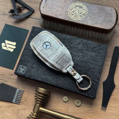 Mercedes Car Key Fob Cover Leather