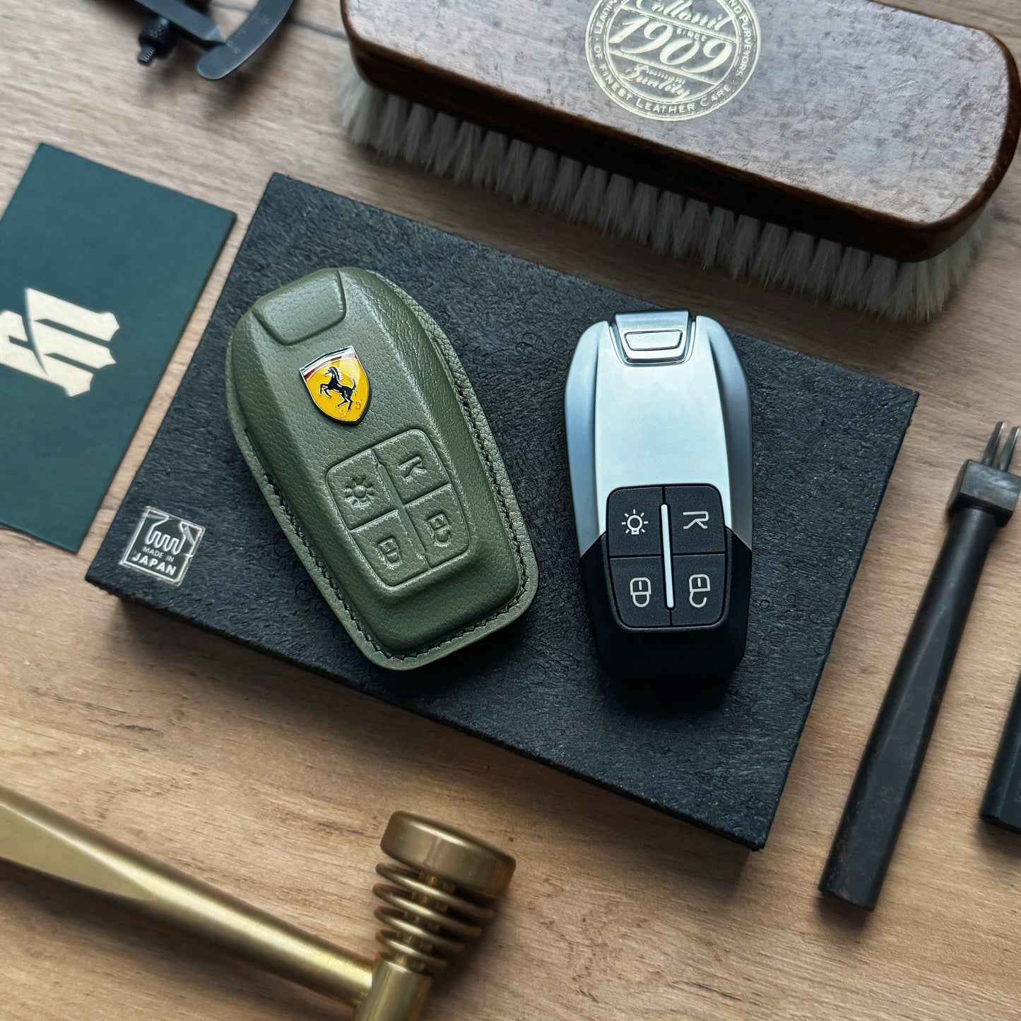 Ferrari Car Key Cover Leather