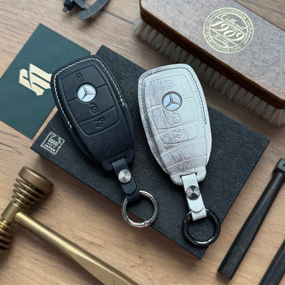 Mercedes Car Key Fob Cover Leather