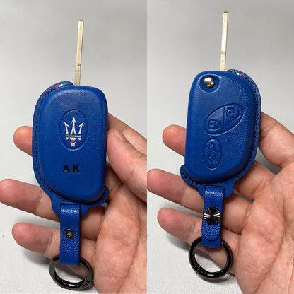 Maserati Car Key Fob Cover Leather