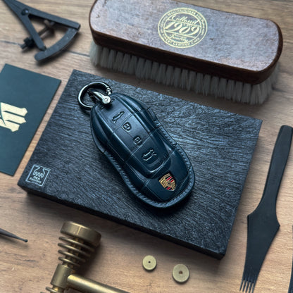 Porsche Car Key Fob Cover Leather