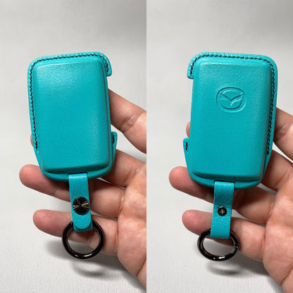 Mazda Car Key Fob Cover Leather
