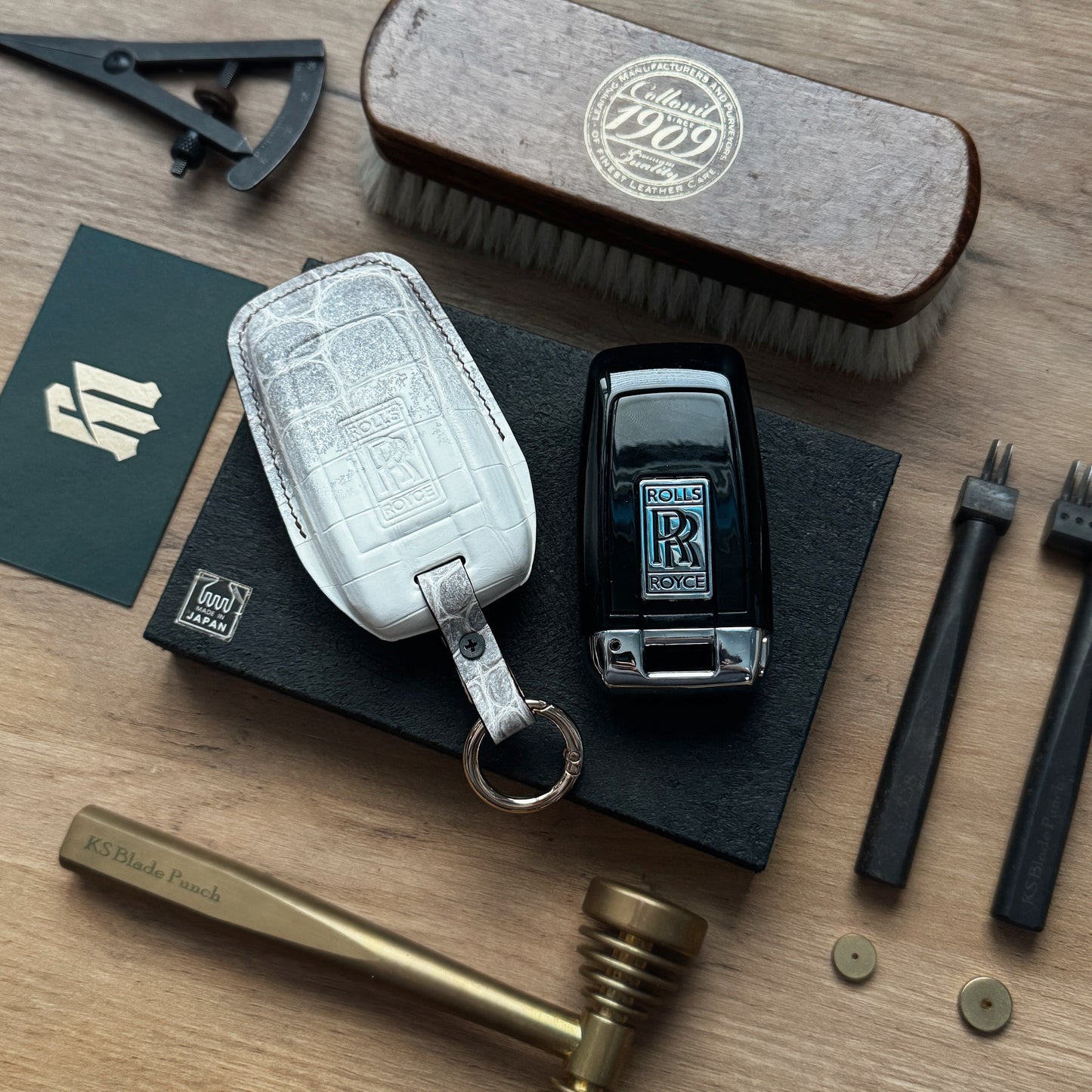 Rolls Royce Car Key Fob Cover Leather