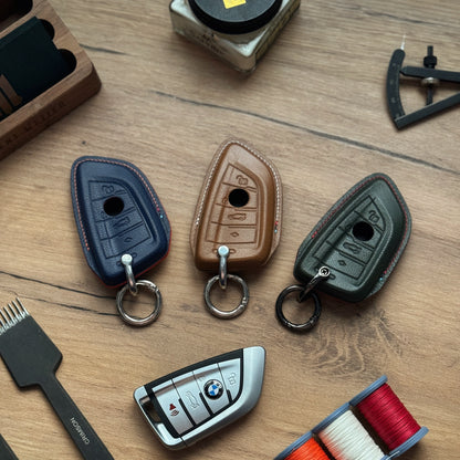 BMW Car Key Fob Cover Leather
