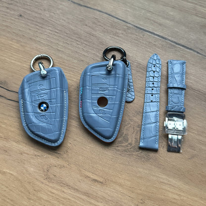 BMW Car Key Fob Cover Leather