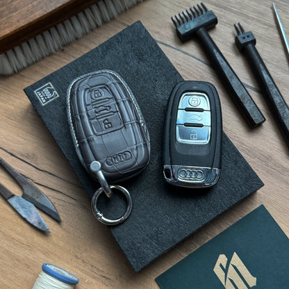 Audi Car Key Fob Cover Leather