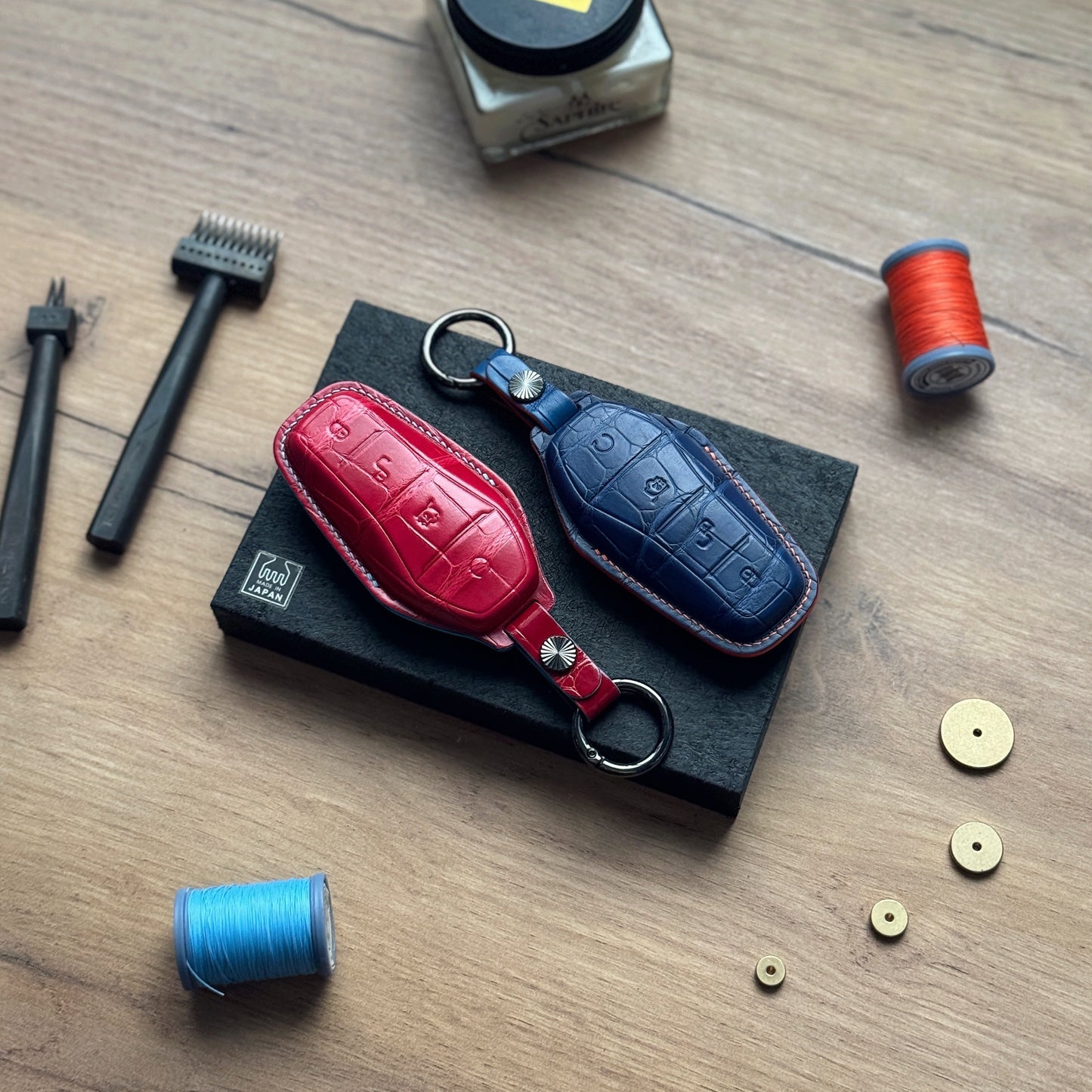 BYD Car Key Fob Cover Leather