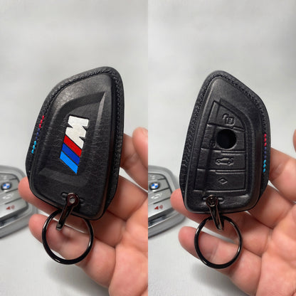 BMW Car Key Fob Cover Leather