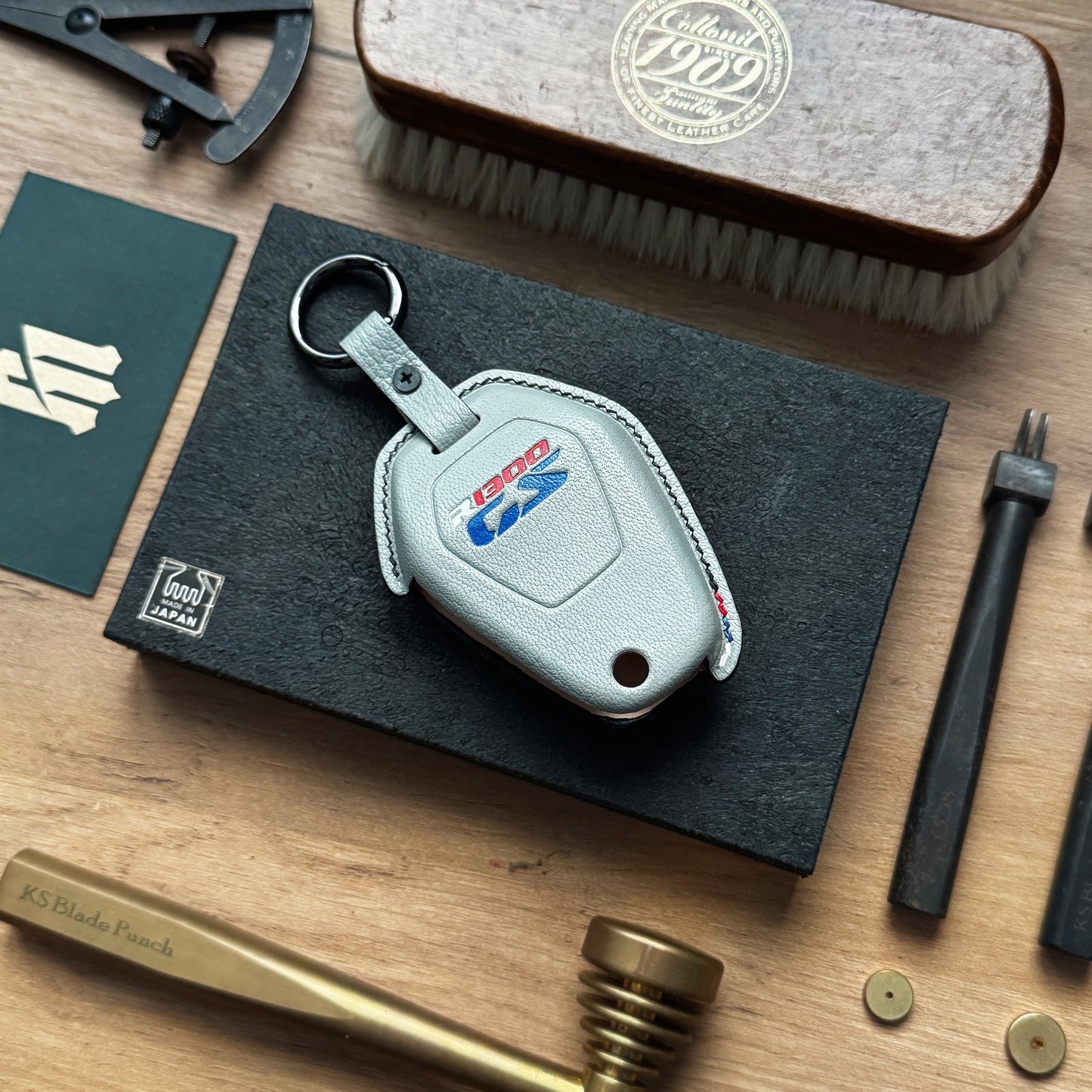 BMW Car Key Fob Cover Leather