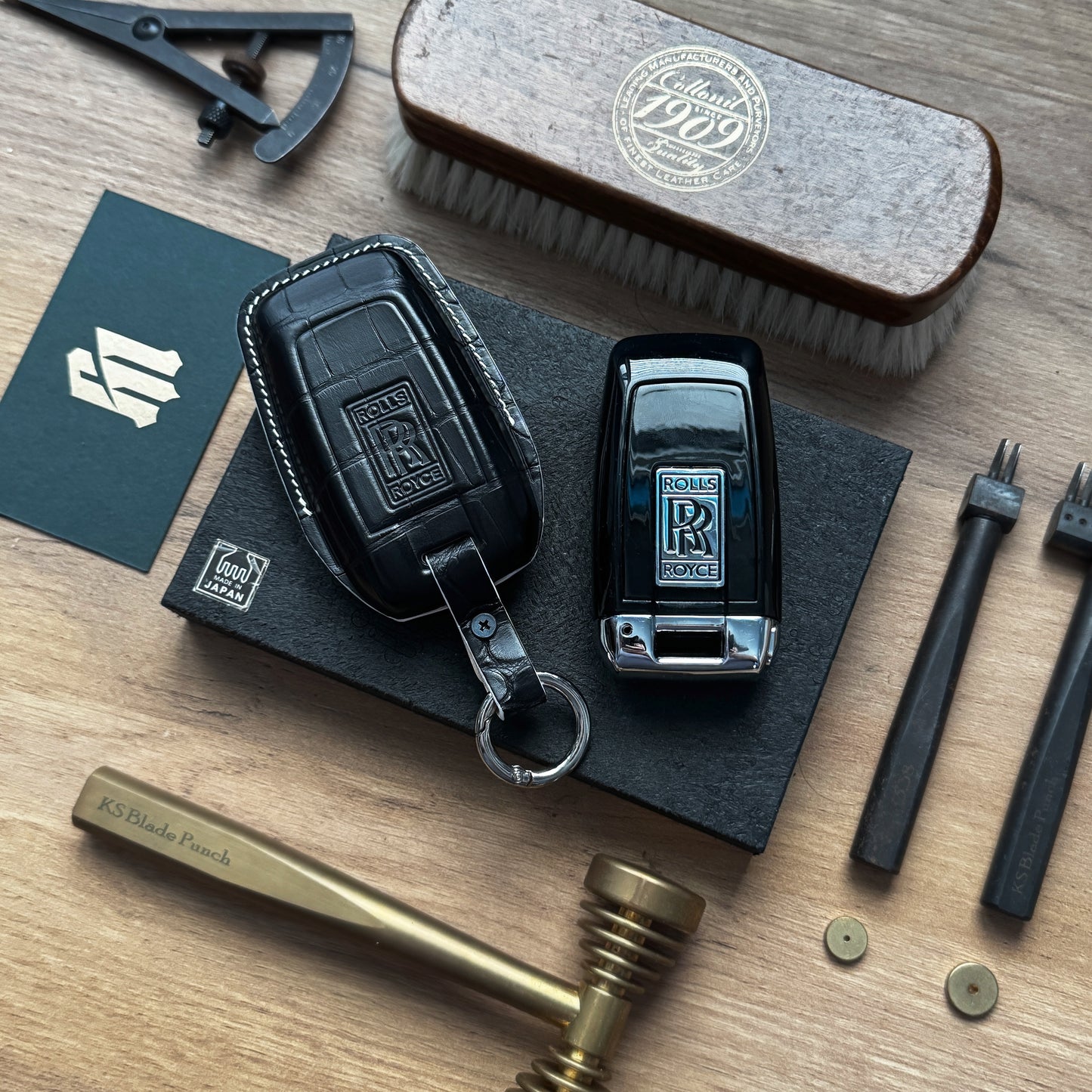 Rolls Royce Car Key Fob Cover Leather