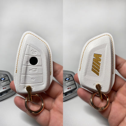 BMW Car Key Fob Cover Leather