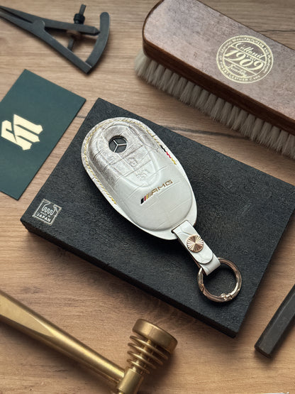 Mercedes Car Key Fob Cover Leather