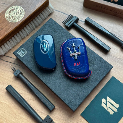 Maserati Car Key Fob Cover Leather