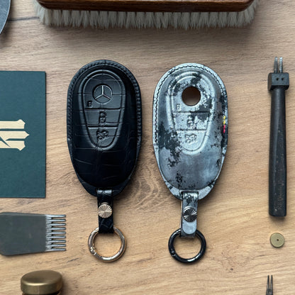 Mercedes Car Key Fob Cover Leather