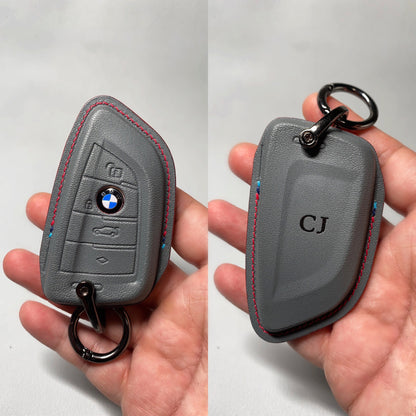 BMW Car Key Fob Cover Leather