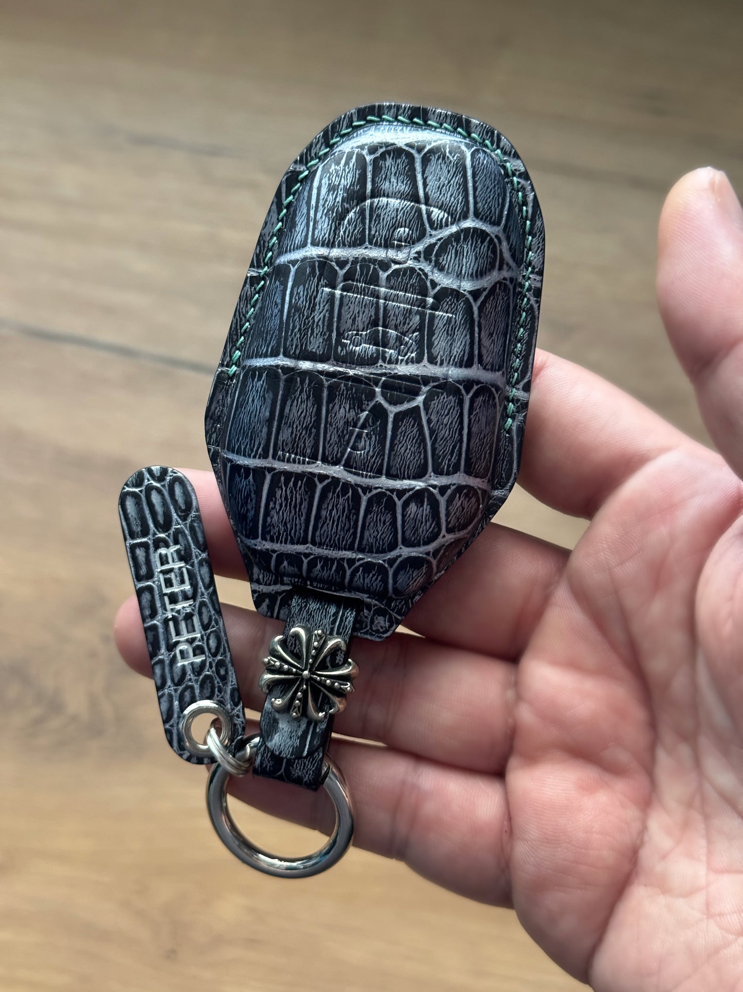 Peugeot Car Key Fob Cover Leather