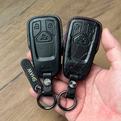 Audi Car Key Fob Cover Leather