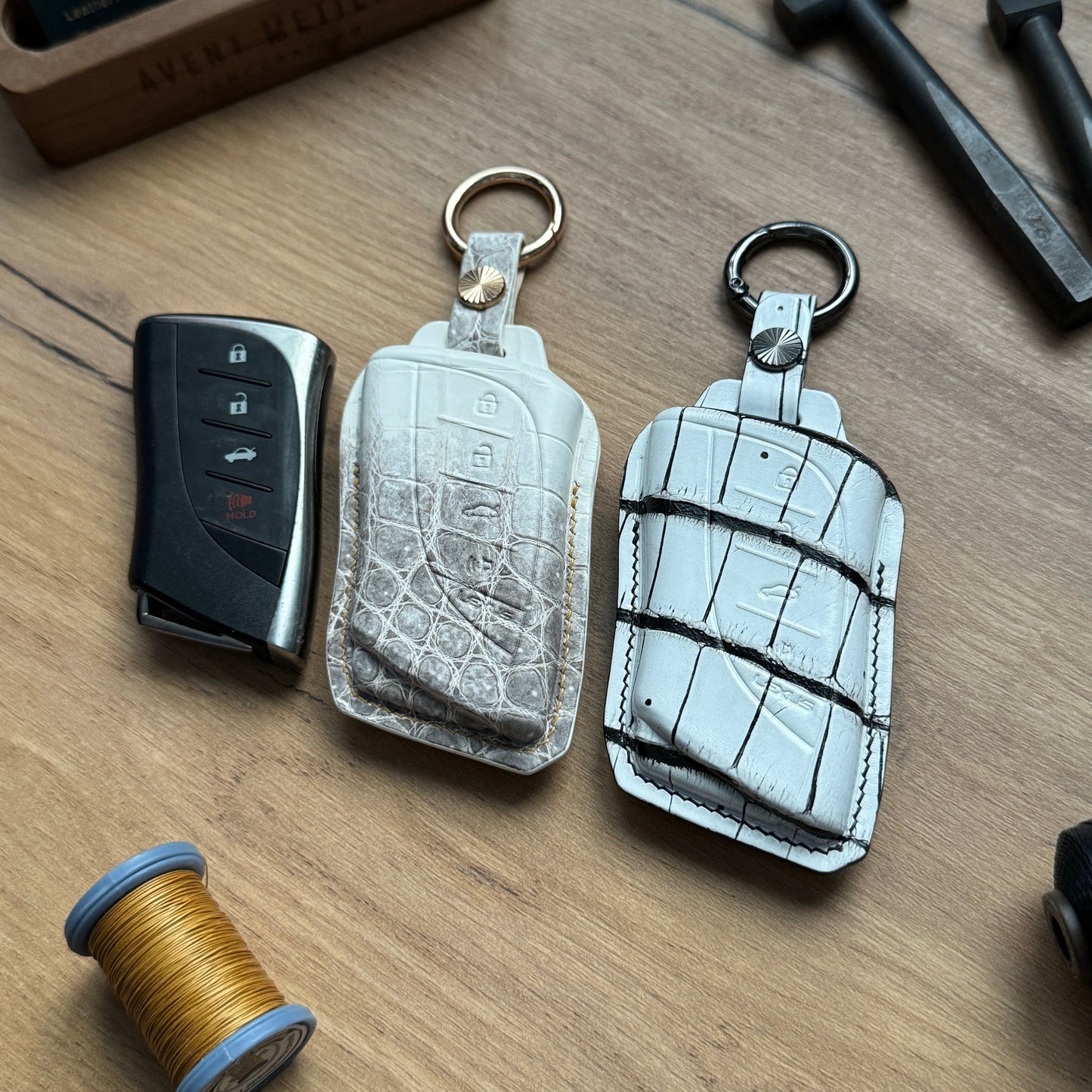 Lexus Leather Car Key Fob Cover