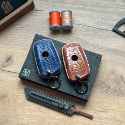 BMW Car Key Fob Cover Leather