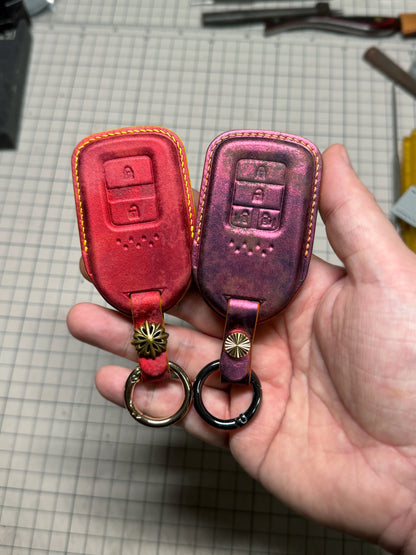 Honda Car Key Fob Cover Leather