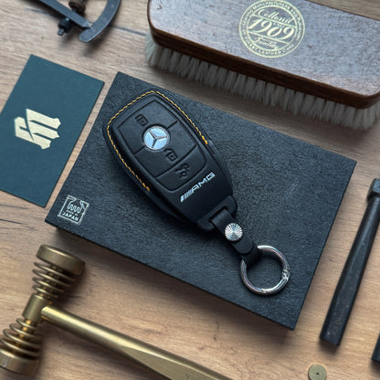 Mercedes Car Key Fob Cover Leather