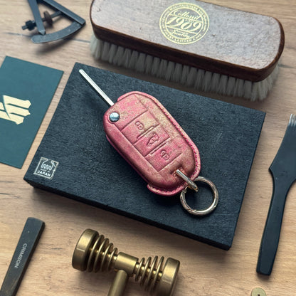 Peugeot Car Key Fob Cover Leather