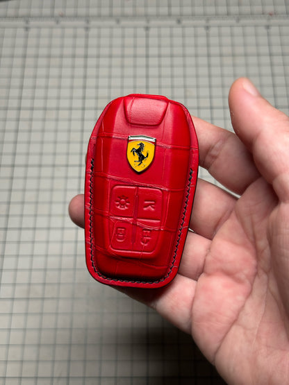 Ferrari Car Key Cover Leather