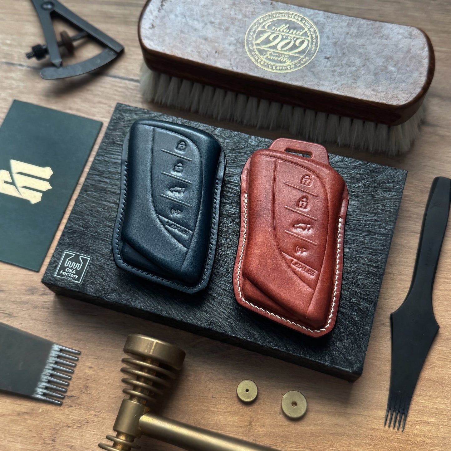 Lexus Leather Car Key Fob Cover