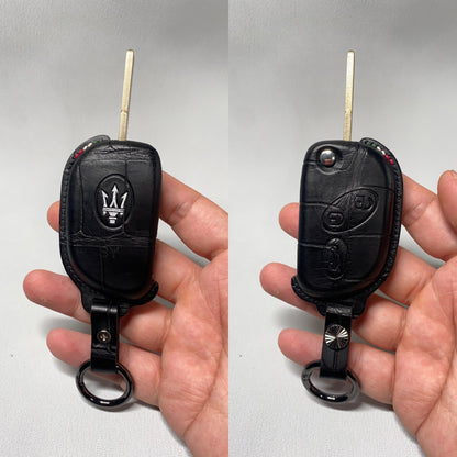 Maserati Car Key Fob Cover Leather