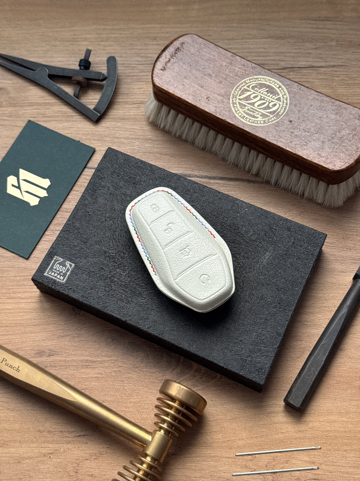 BYD Car Key Fob Cover Leather