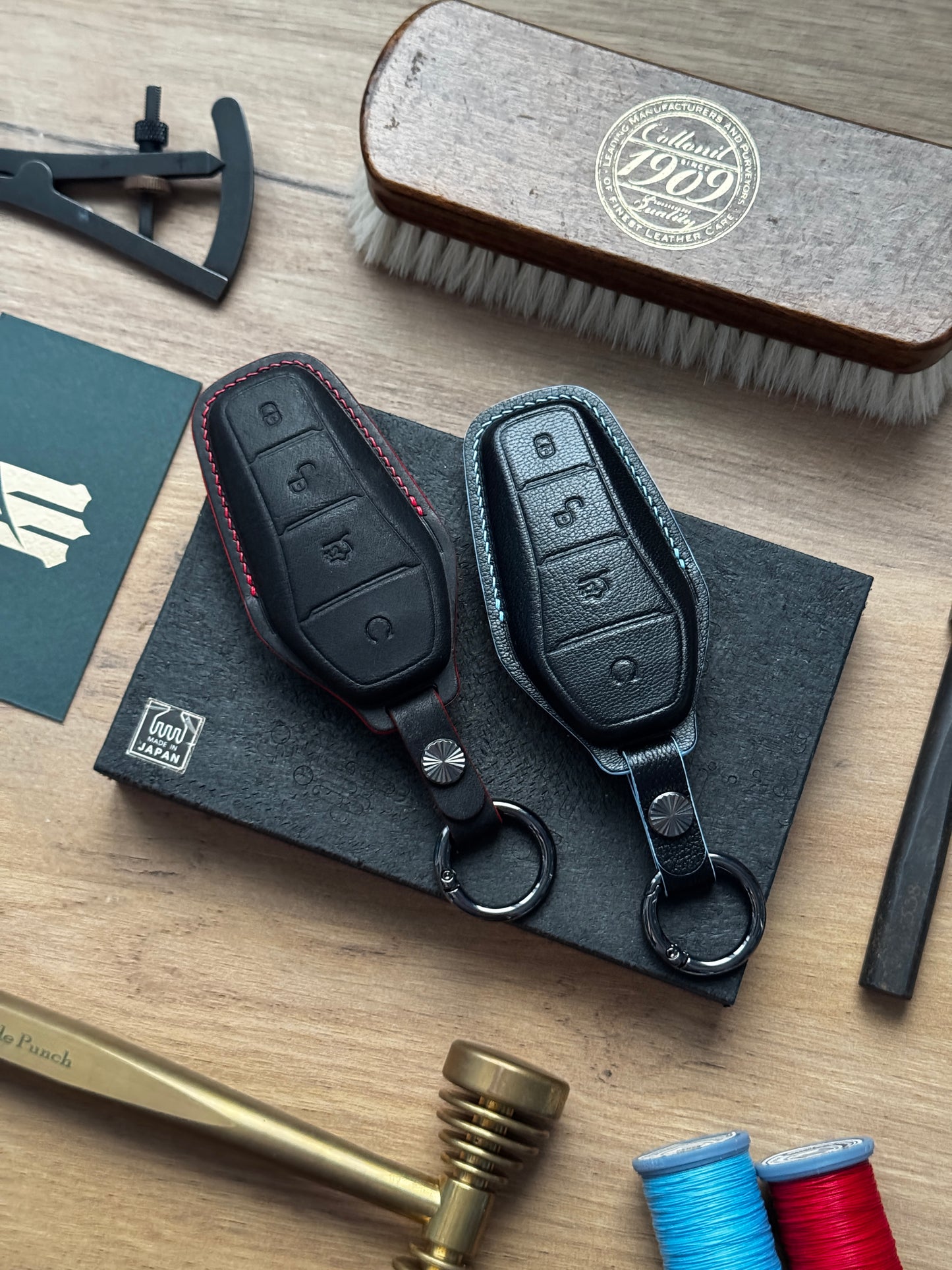 BYD Car Key Fob Cover Leather