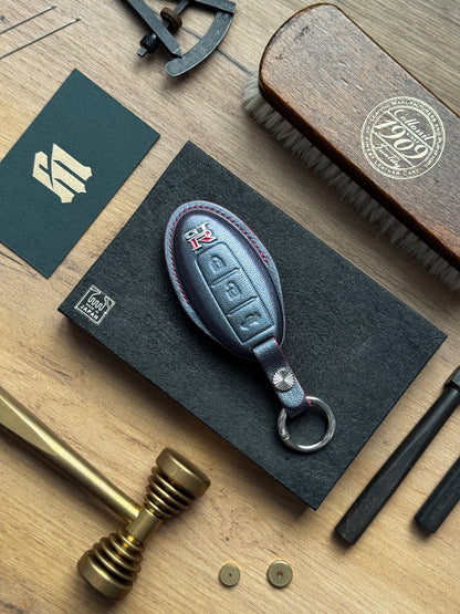Nissan Car Key Fob Cover Leather