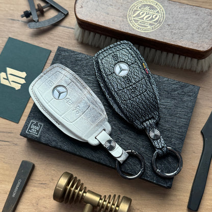 Mercedes Car Key Fob Cover Leather