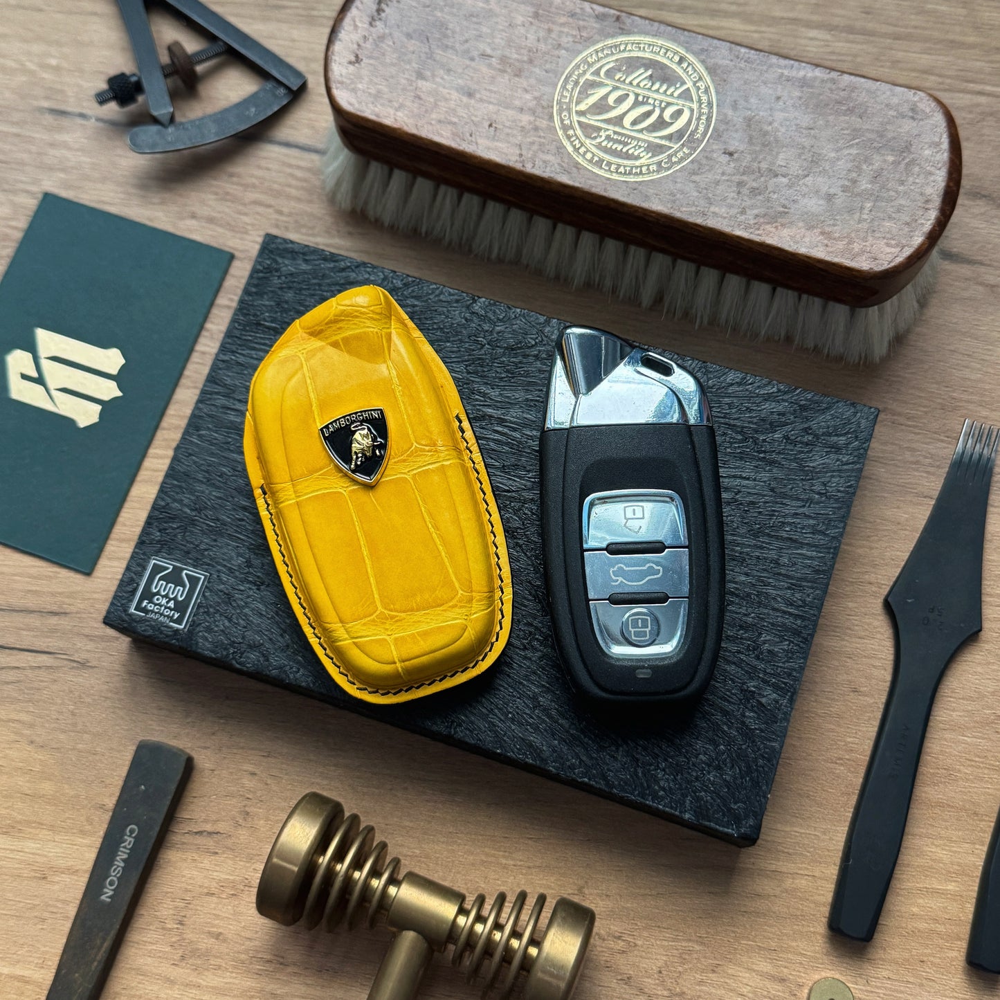 Lamborghini Car Key Fob Cover Leather