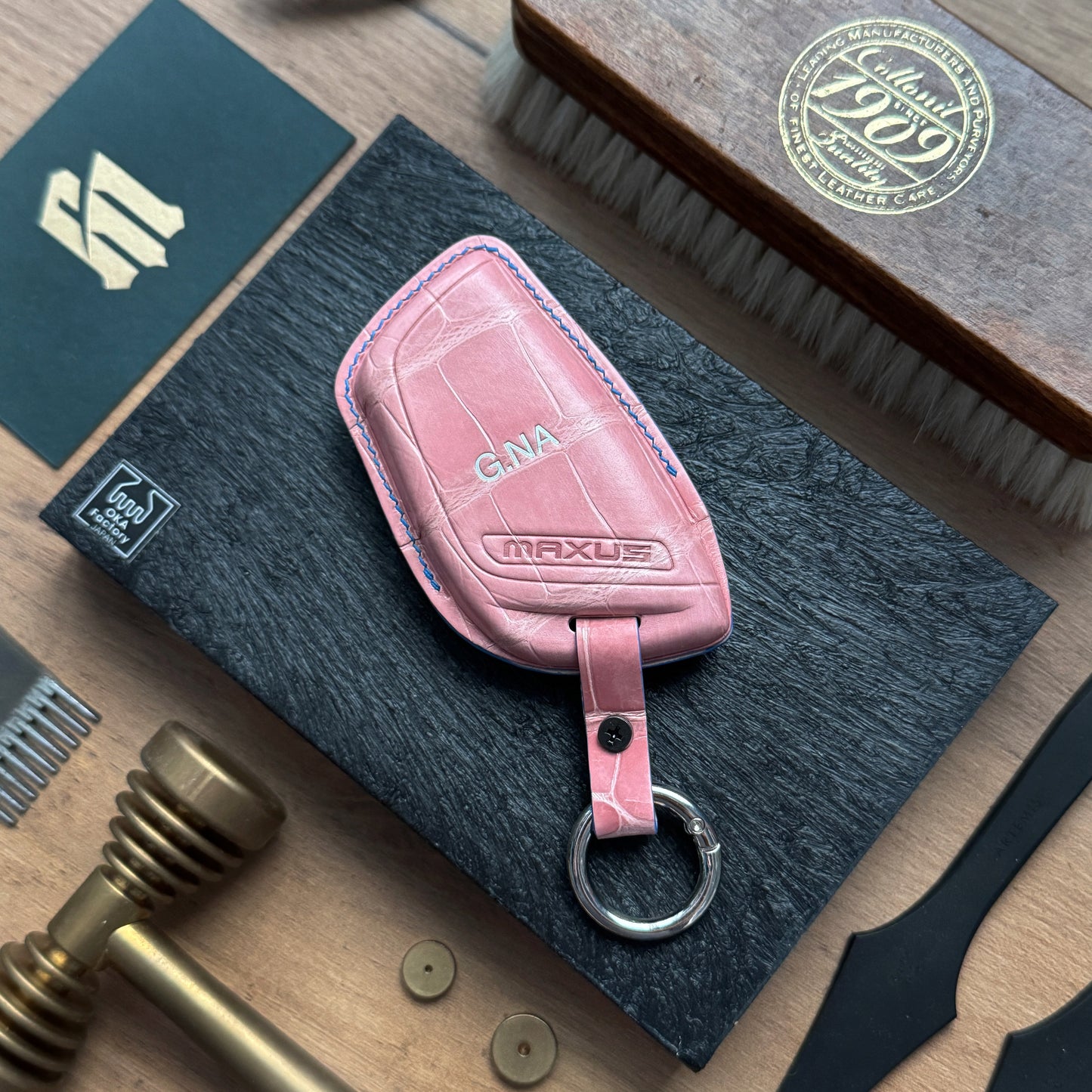 Maxus Car Key Fob Cover Leather