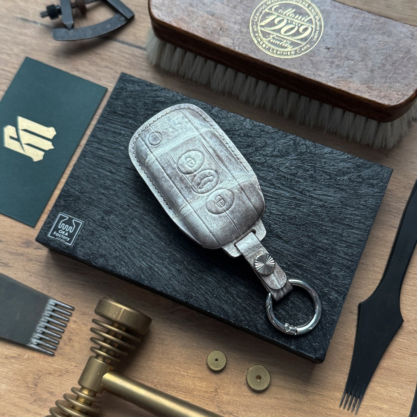 Bentley Car Key Fob Cover Leather