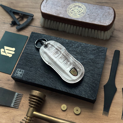 Porsche Car Key Fob Cover Leather