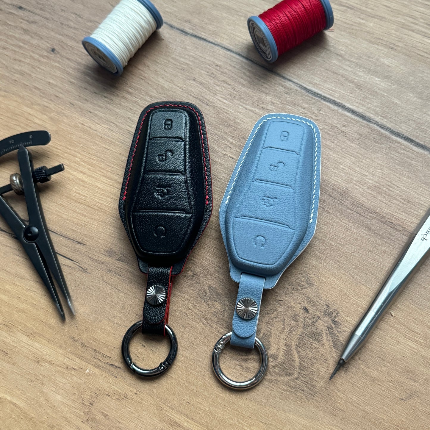 BYD Car Key Fob Cover Leather