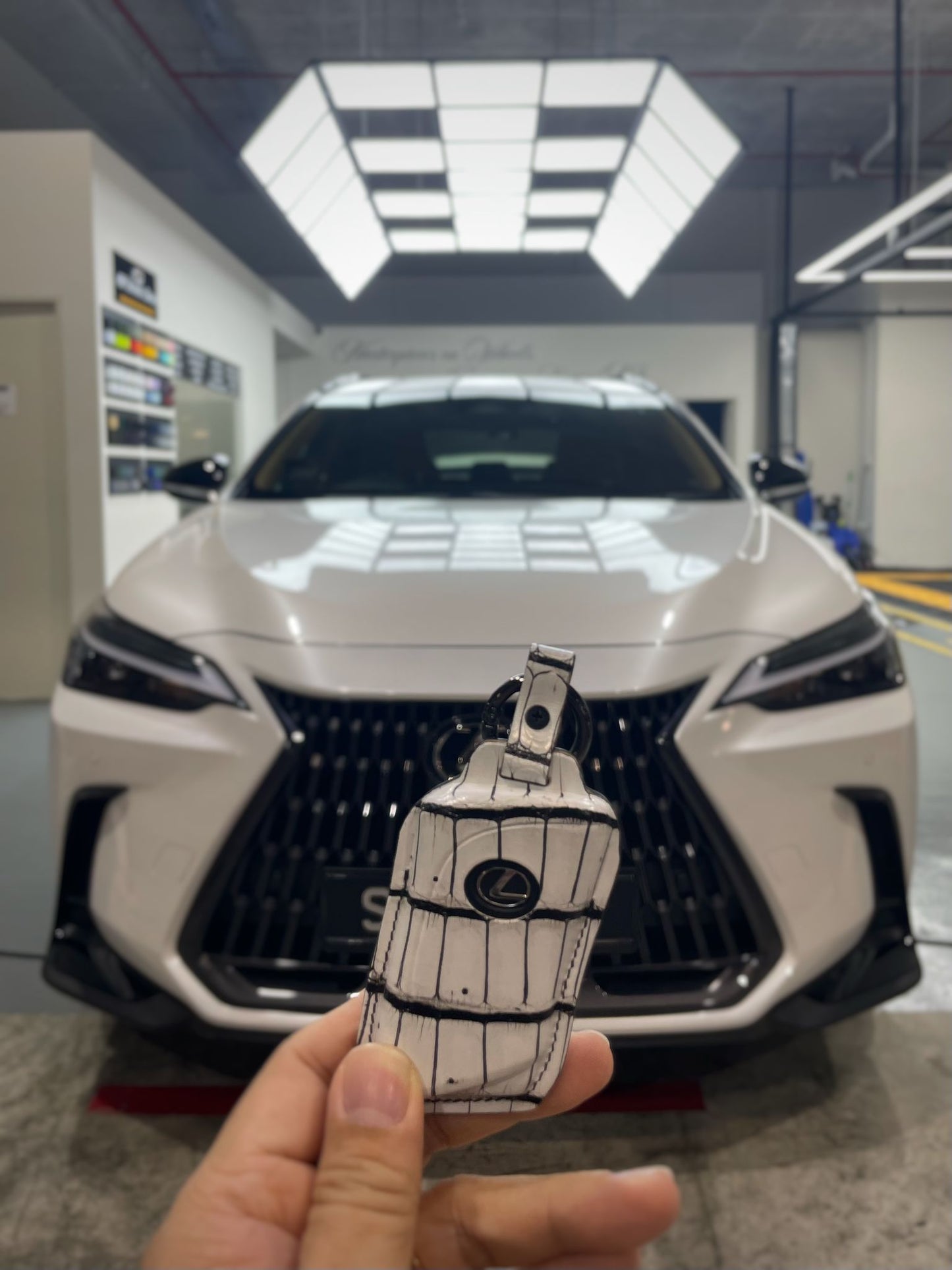 Lexus Leather Car Key Fob Cover